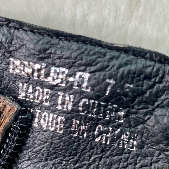 NEW Jeffrey Campbell Bentlee Leopard Calf Hair Patent Leather Pointy Toe Boots - Picture 6 of 7